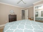 Guest Bedroom with Access to Mid Level Shared Bathroom at 20 Hilton Head Beach Villa